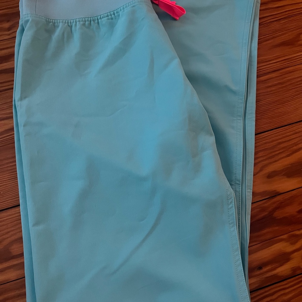 Figs Blue Sweatpants Stretchy Joggers